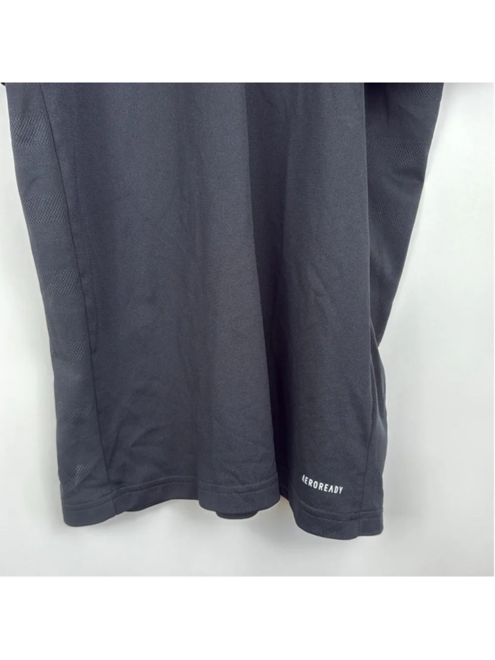 Adidas Aeroready Mens Golf Tennis Polo Black Short Sleeve Size Large